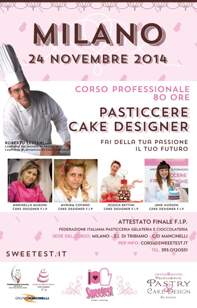 Corso cake design professionale per Pasticcere Cake Designer