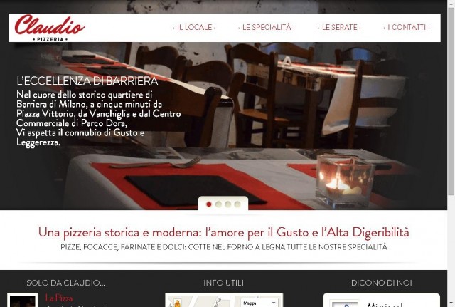 CLAUDIO Pizzeria - Stufateria - Brasserie