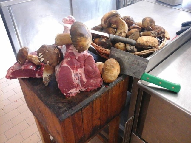Griglieria La Gratella, bistecca e porcini