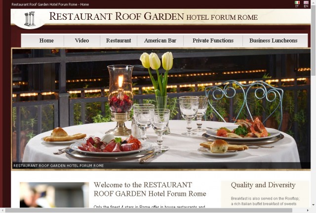Ristorante Roof Garden Hotel Forum Roma