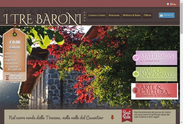 Ristorante del Resort I Tre Baroni