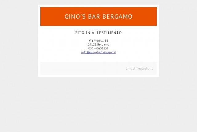 GINO'S BAR dal 1971