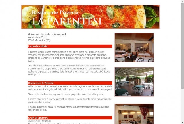 Ristorante Pizzeria La Parentesi