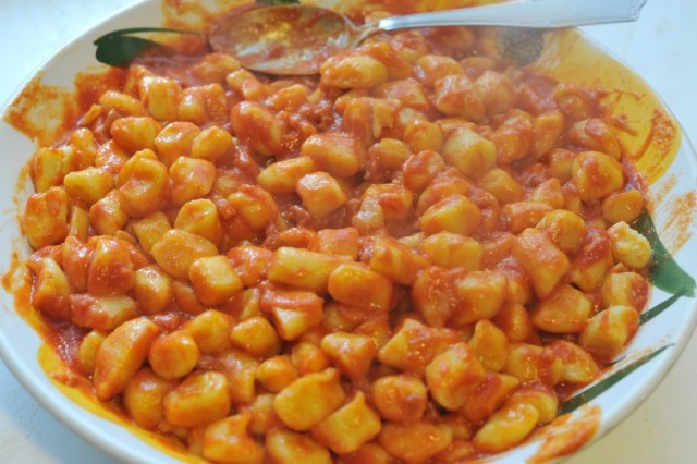 Gnocchi di patate al sugo