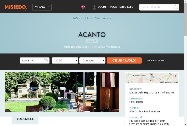 Acanto Restaurant