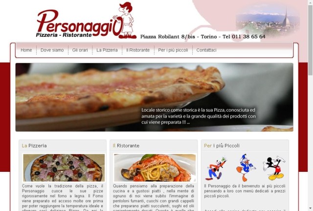 Pizzeria Ristorante Personaggio