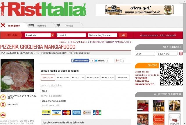 Pizzeria Griglieria Mangiafuoco