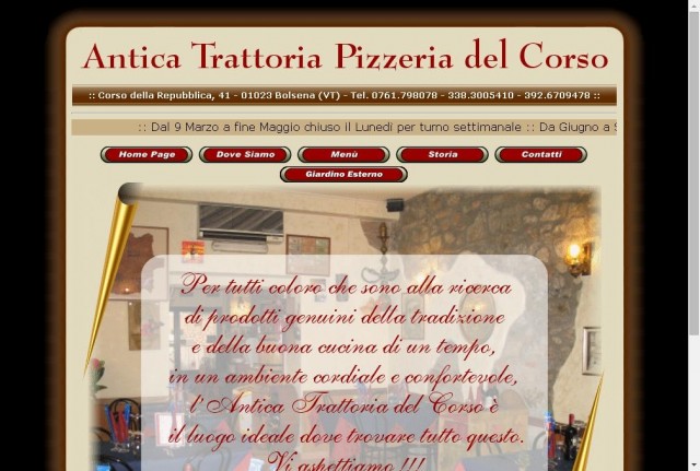 Antica Trattoria Pizzeria Del Corso