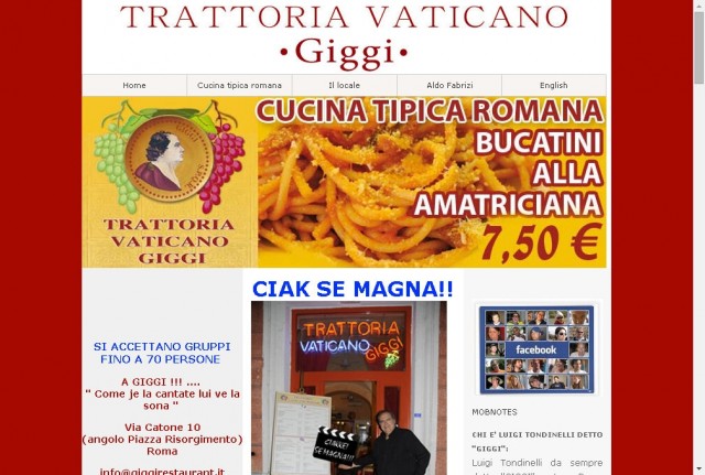 Trattoria Vaticano Giggi