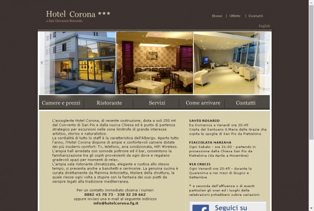 Ristorante del Hotel Corona