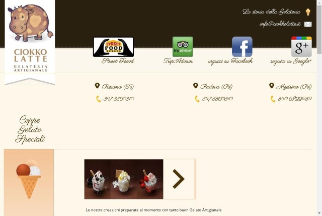 Ciokkolatte Gelateria Artigianale - Vero Gelato Artigianale -