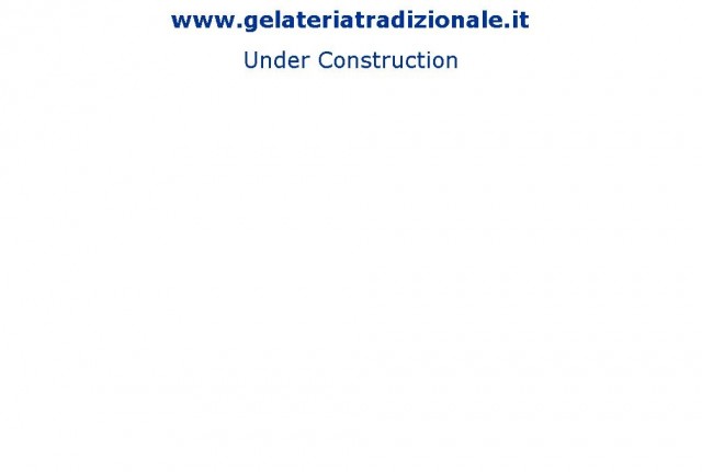 Gelateria Tradizionale