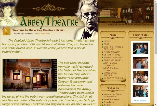 Abbey Theatre Irish Pub Rome