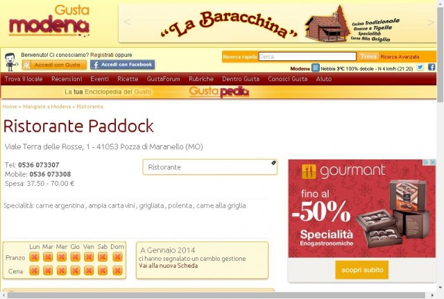 Ristorante Paddock