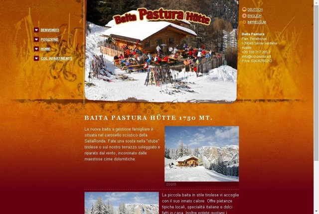 Baita Pastura Hutte