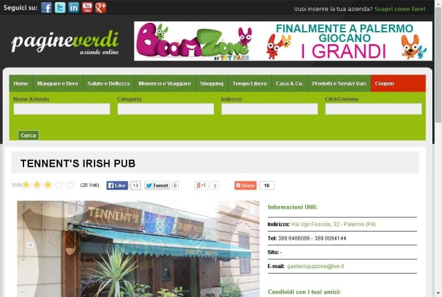Tennent's Irish Pub