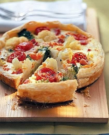 Preparazioni vegan, torta salata