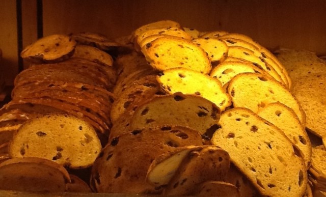 Le nostre speciali fette biscottate all'uvetta!