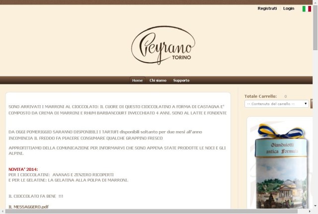 Peyrano Cioccolato