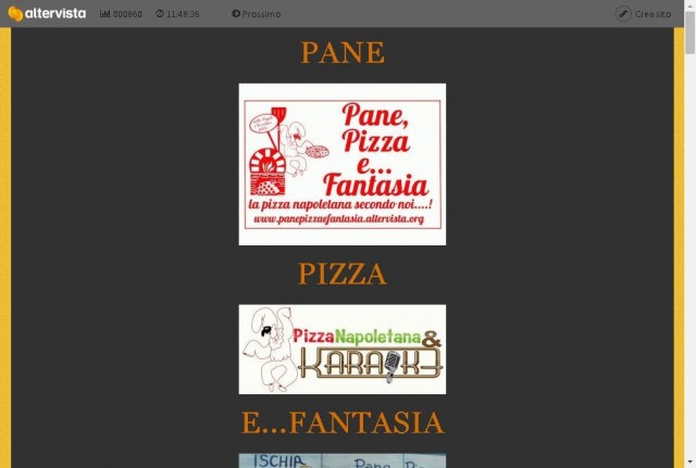 Pane Pizza e Fantasia