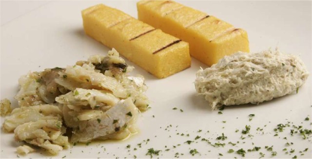 Baccalà con polenta