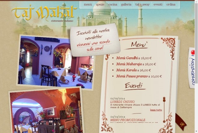 Ristorante Indiano Taj Mahal
