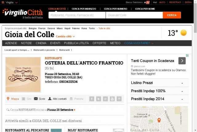 Osteria dell'Antico Frantoio