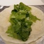 Lattuga sulla piadina