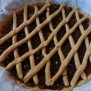 Intreccio sulla crostata finito