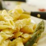 Garganelli asparagi e noci